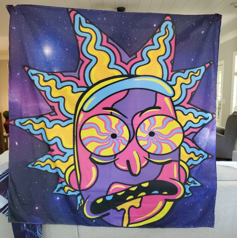 rick and morty collectors tapestry